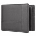 Cartera Plegable para Hombre Color Negro