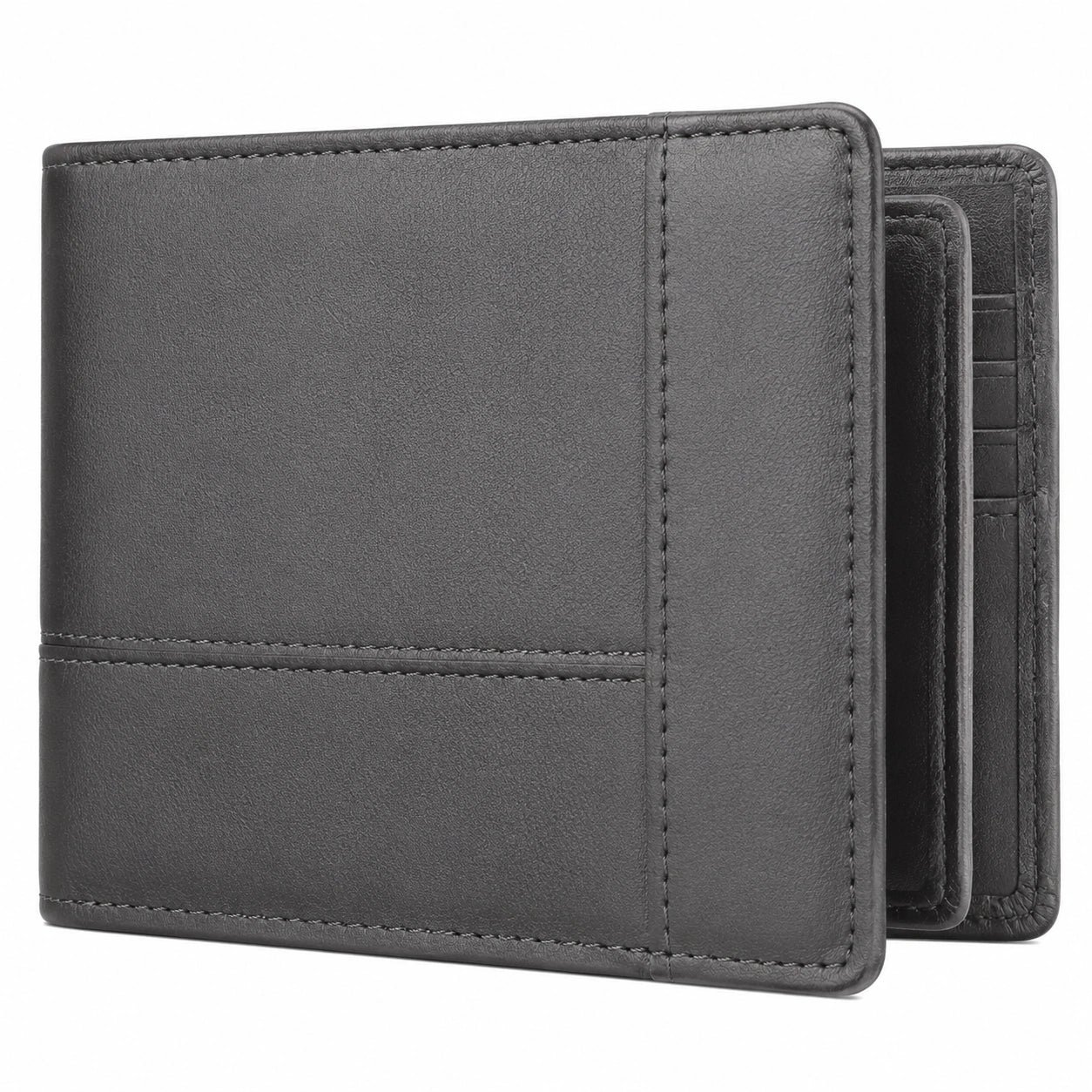 Cartera Plegable para Hombre Color Negro