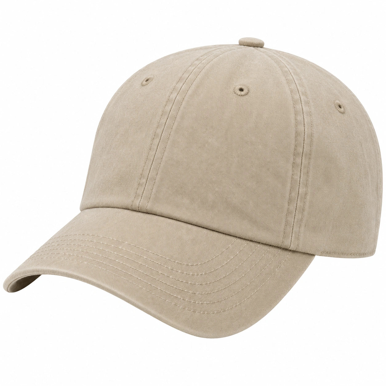 Gorra de béisbol ajustable beige