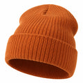Gorro de Punto Naranja Calabaza Unisex