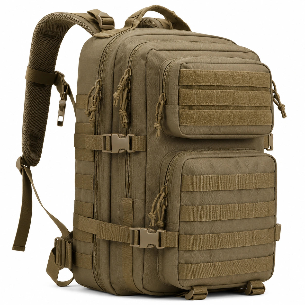 Mochila táctica militar 40L color caqui