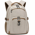 Mochila Escolar Impermeable Beige 25L