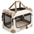 Transportín Plegable para Mascotas Beige